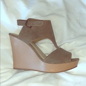 Open toe wedge! Never Worn!